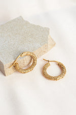 Molten Meadow Gold Hoops