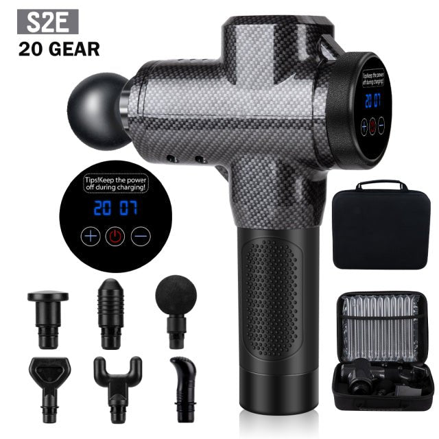 Muscle Relax High-frequency Massage Gun S2 Carbon Black EU