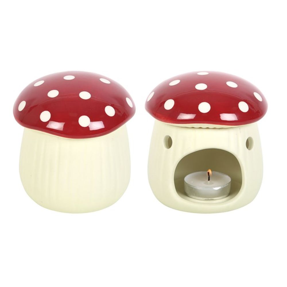 Mushroom Shaped Oil Burner and Wax Warmer - ScentiMelti Home Fragrance, Beauty & Gifts UK
