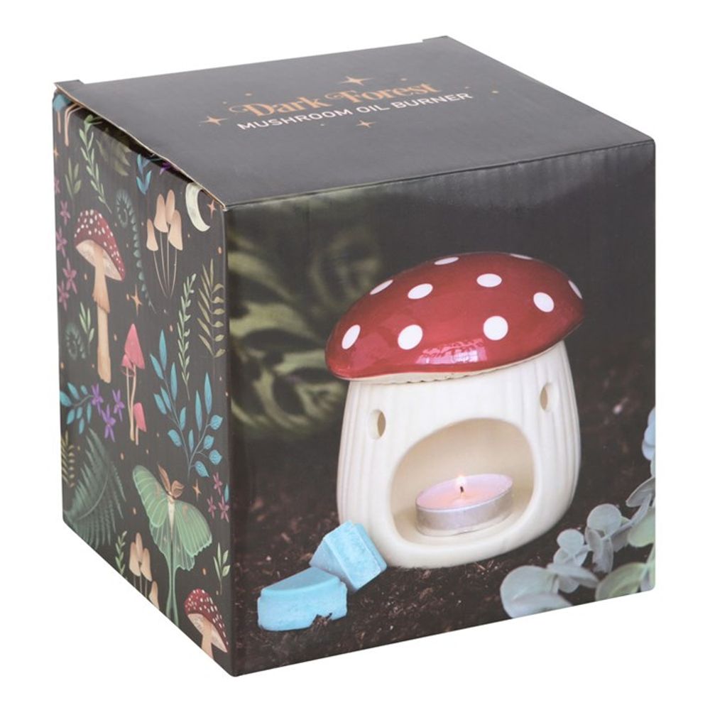 Mushroom Shaped Oil Burner and Wax Warmer - ScentiMelti Home Fragrance, Beauty & Gifts UK