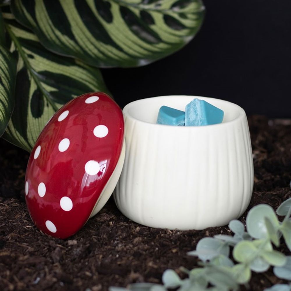 Mushroom Shaped Oil Burner and Wax Warmer - ScentiMelti Home Fragrance, Beauty & Gifts UK