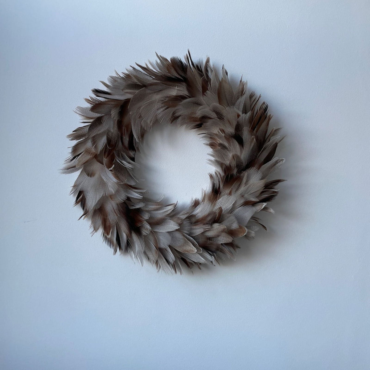 Natural Feather Wreath