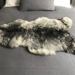 Natural Grey Icelandic Shorn 50mm Sheepskin Hide | Luxury Sheep Skin