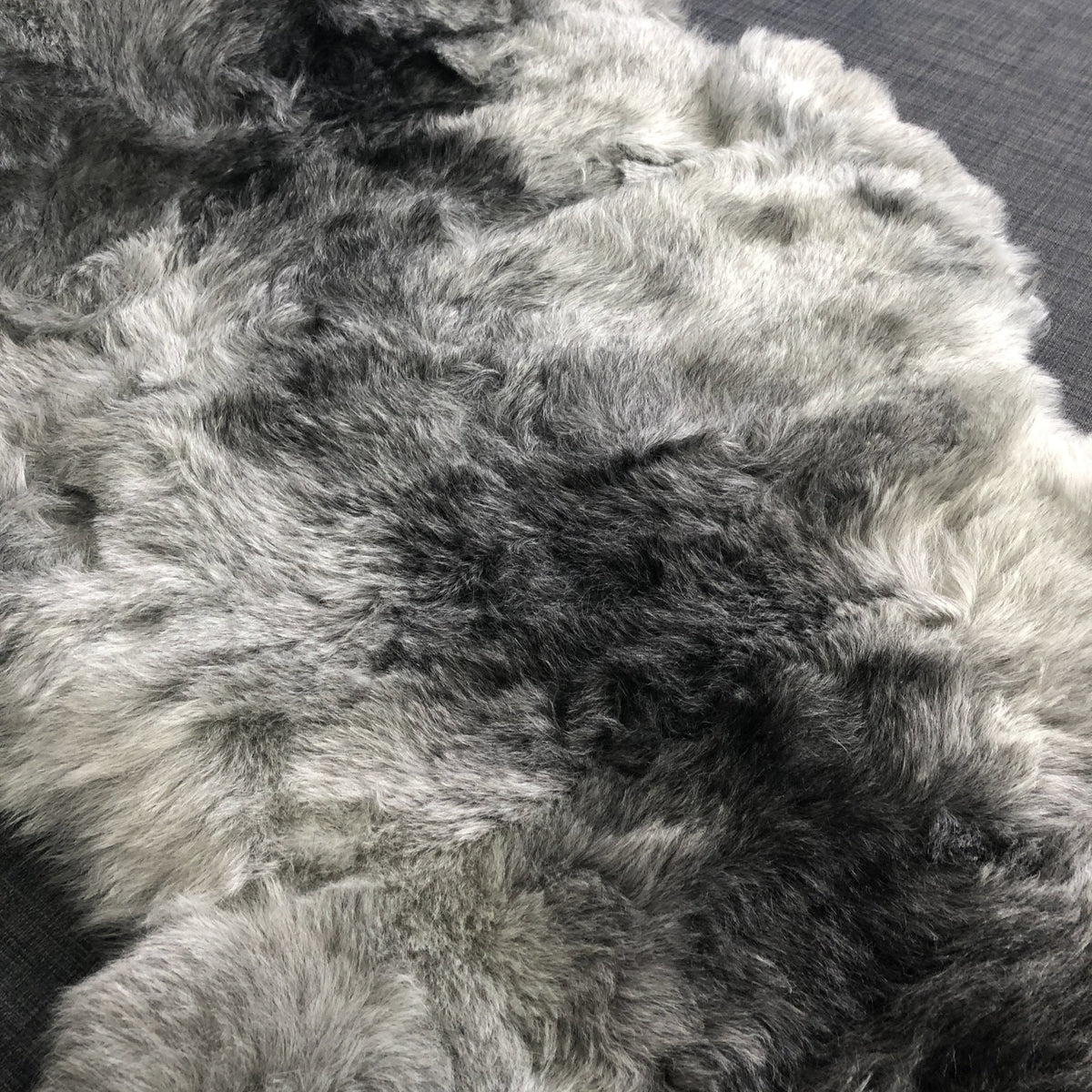 Natural Grey Icelandic Shorn 50mm Sheepskin Hide | Luxury Sheep Skin