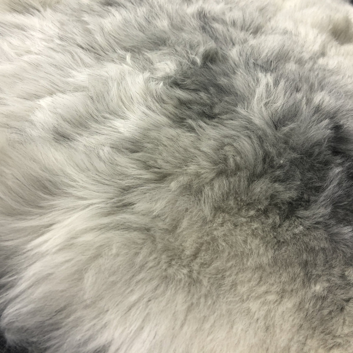 Natural Grey Icelandic Shorn 50mm Sheepskin Hide | Luxury Sheep Skin