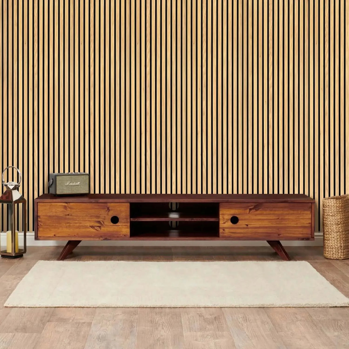 Natural Oak Acoustic Wall Panels (2 Pack)