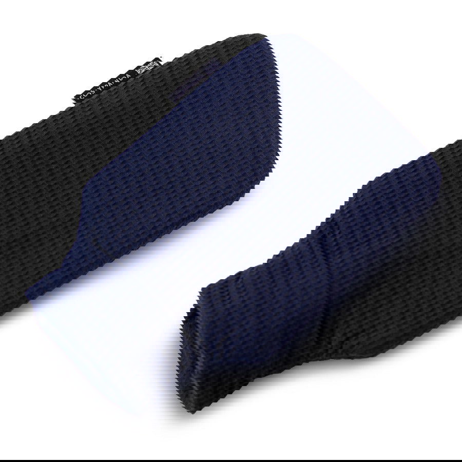 Navy Blue Luxurious 2 Litre Waffle Hot Water Bottle