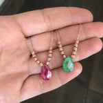 Necklace with Colourful Natural Stones