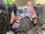 Pink Houndstooth Dog Supaw Strong Lite™ Harness (XS-XL)