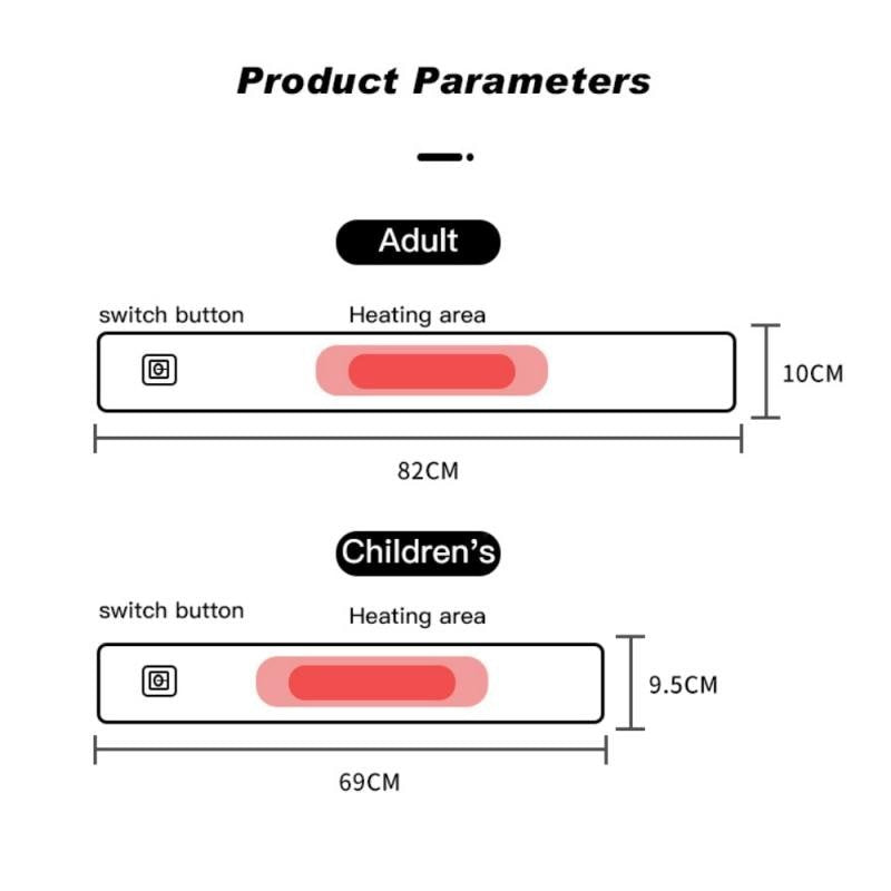 New USB Heated Winter Scarf