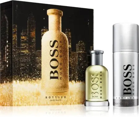 HUGO BOSS Boss Bottled 50ml EDT + 150ml Deodorant for Men Gift Set