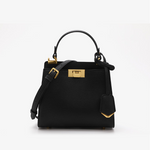 Noelle French Retro Style Kelly Black Handbag