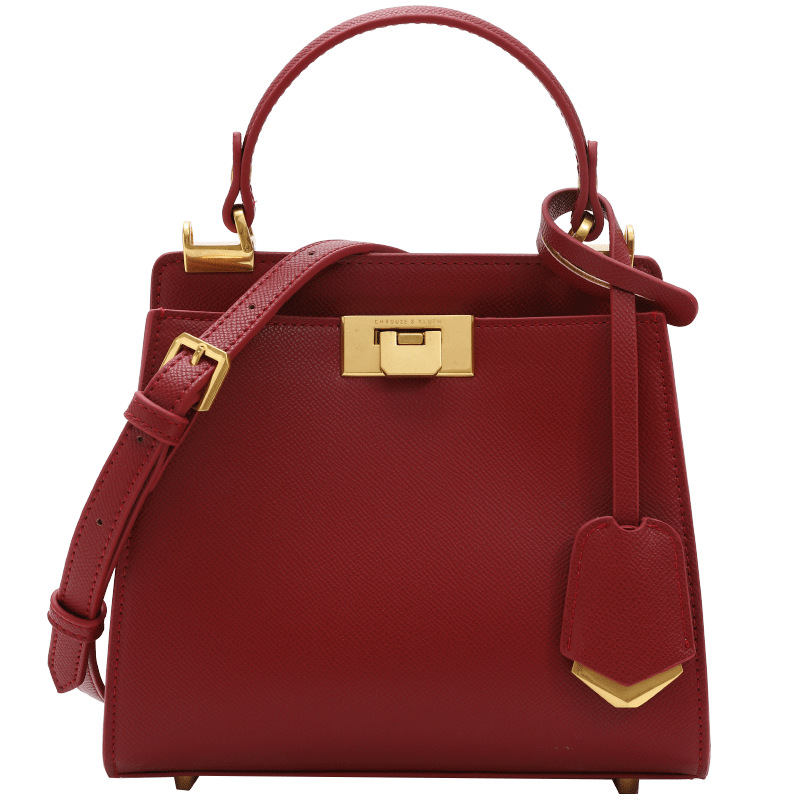 Noelle French Retro Style Kelly Black Handbag