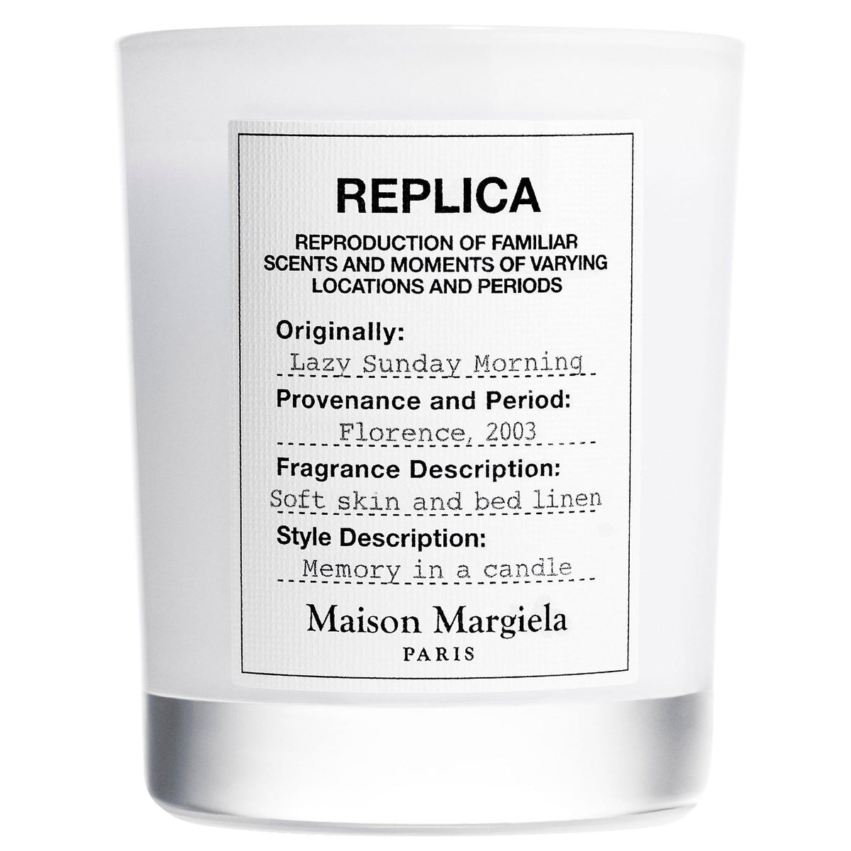 Maison Margiela Lazy Sunday Morning Scented Candle 165g