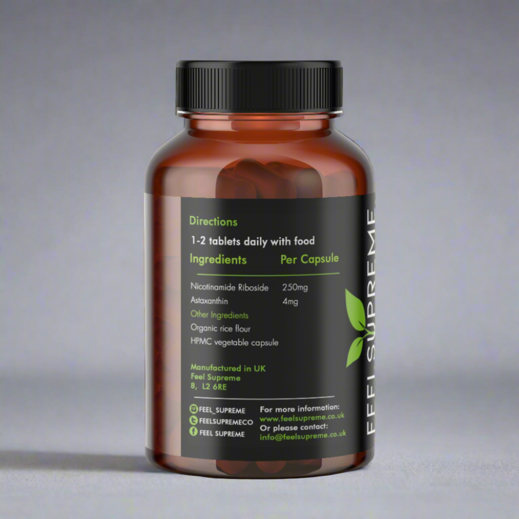 NR with Astaxanthin | NAD+ Booster 60 Capsules