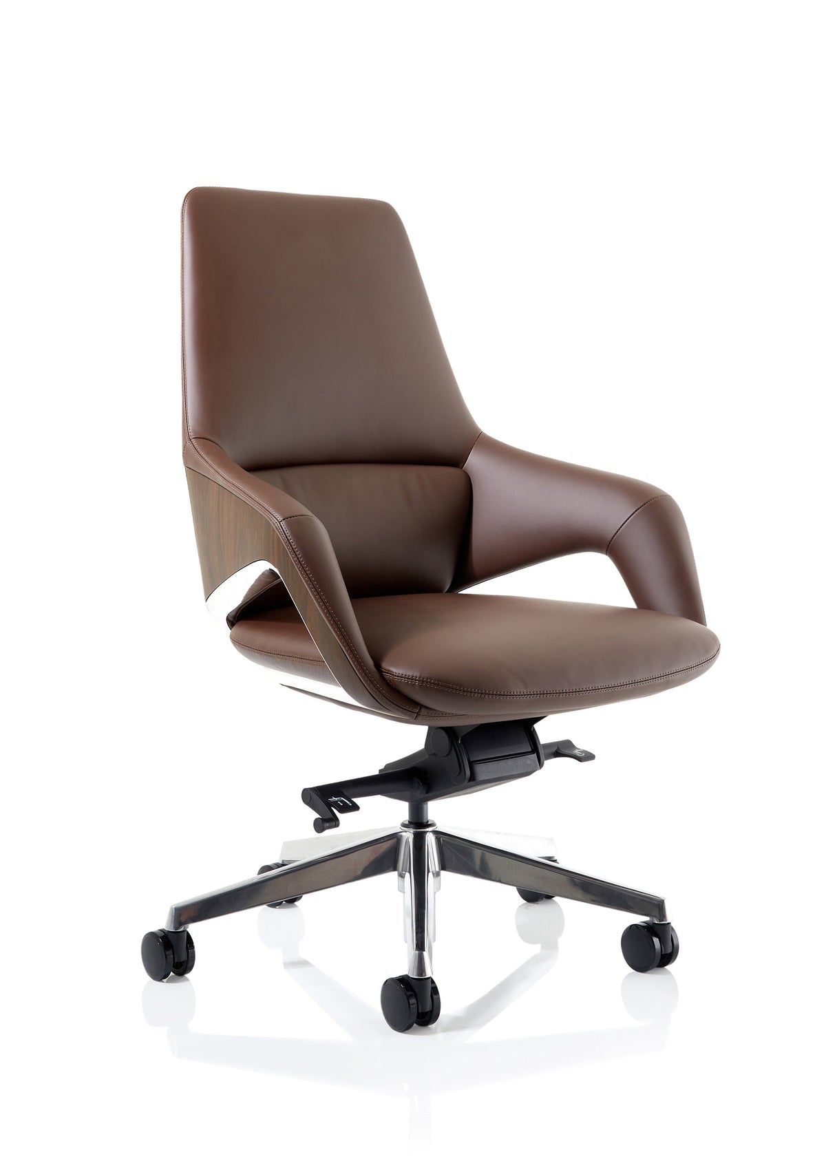 Olive High Back Executive Office Chair Brown