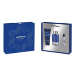 Montblanc Explorer Ultra Blue 100ml EDP + 7.5ml EDP Mini + 100ml Shower Gel for Men Gift Set