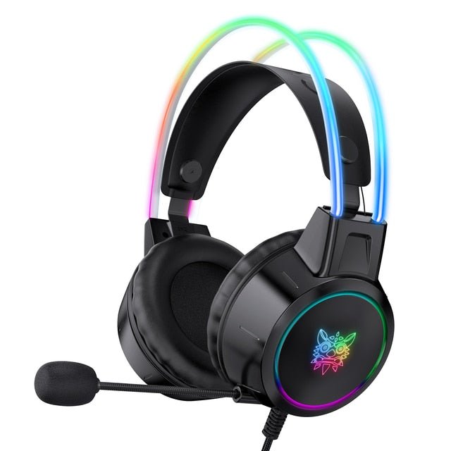 ONIKUMA X15Pro RGB Gaming Headset USB Wired 3.5mm Stereo Black - RGB