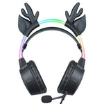ONIKUMA X15Pro RGB Gaming Headset USB Wired 3.5mm Stereo Black - RGB Antler 3