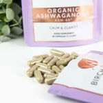 Organic Ashwagandha KSM-66 Capsules | 600mg dose | Bottle or Refill pouch