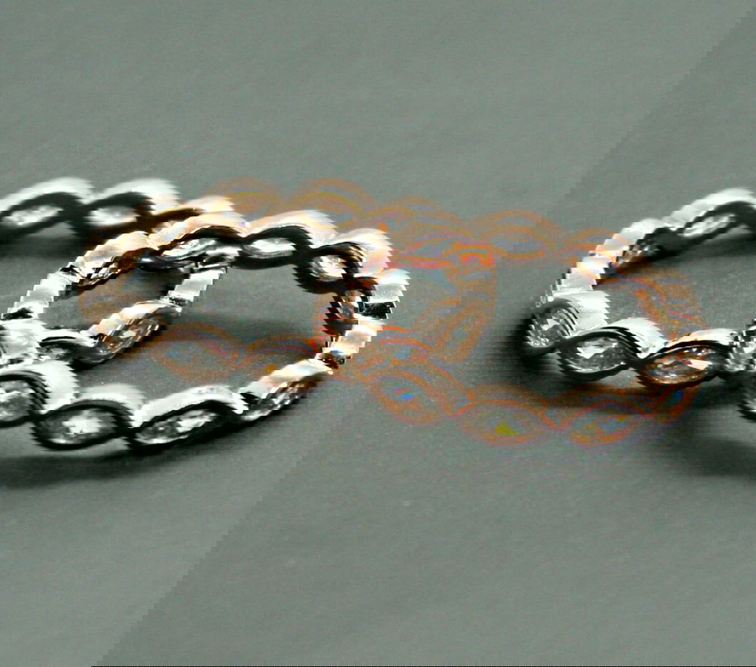 Pave-set ring with Large Oval clear zircon stones