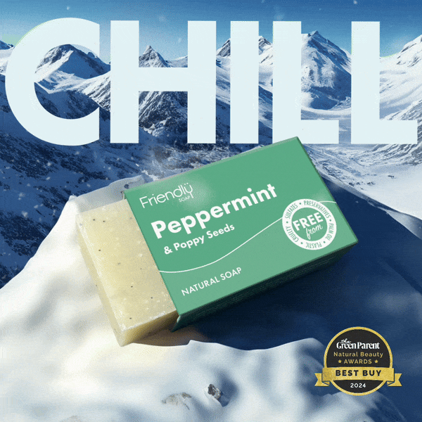 Peppermint & Poppyseeds Natural Soap 95g
