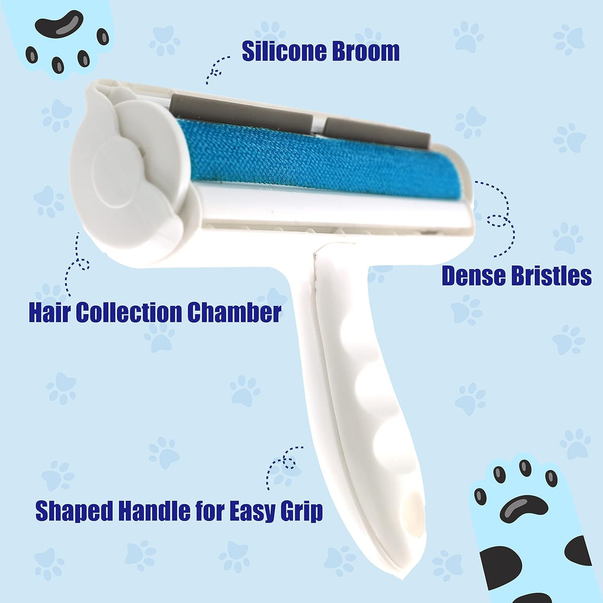 Pet Hair Remover Reusable Lint Roller for All Pets