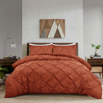 Pintuck Duvet Cover Set