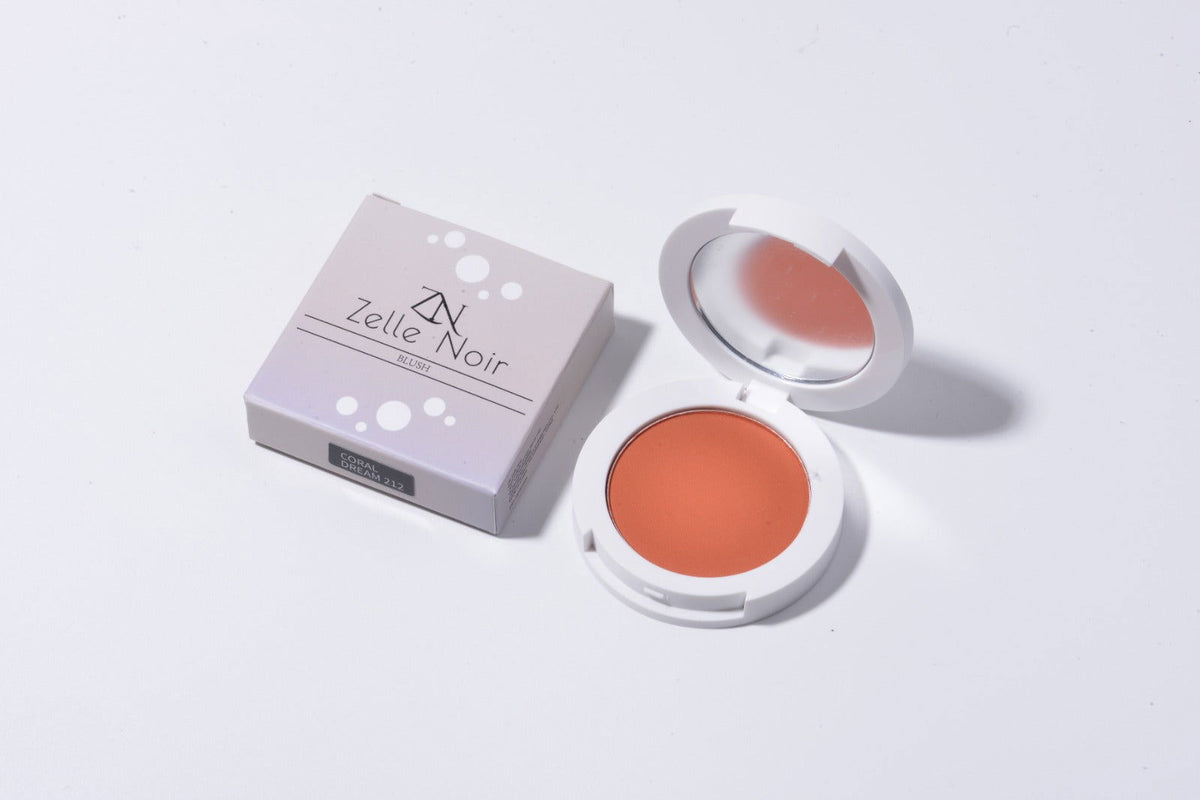 Powdered Blush | 6 Shades | Zelle Noir Coral Dream