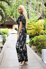 Kalimo Alicuda Floral Silk Satin Pyjamas