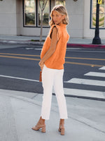 Raw Edge Ripped Denim Casual Jacket