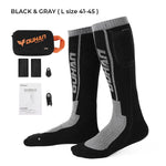 Rechargeable Heated Socks | Remote Control L SIZE (41-45) - Black Grey Heated