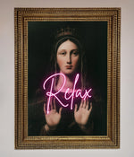 Relax Mate Framed Wall Art Ornate Gold