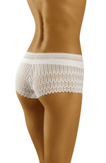 Wolbar Riki Lace Shorts Style Briefs White