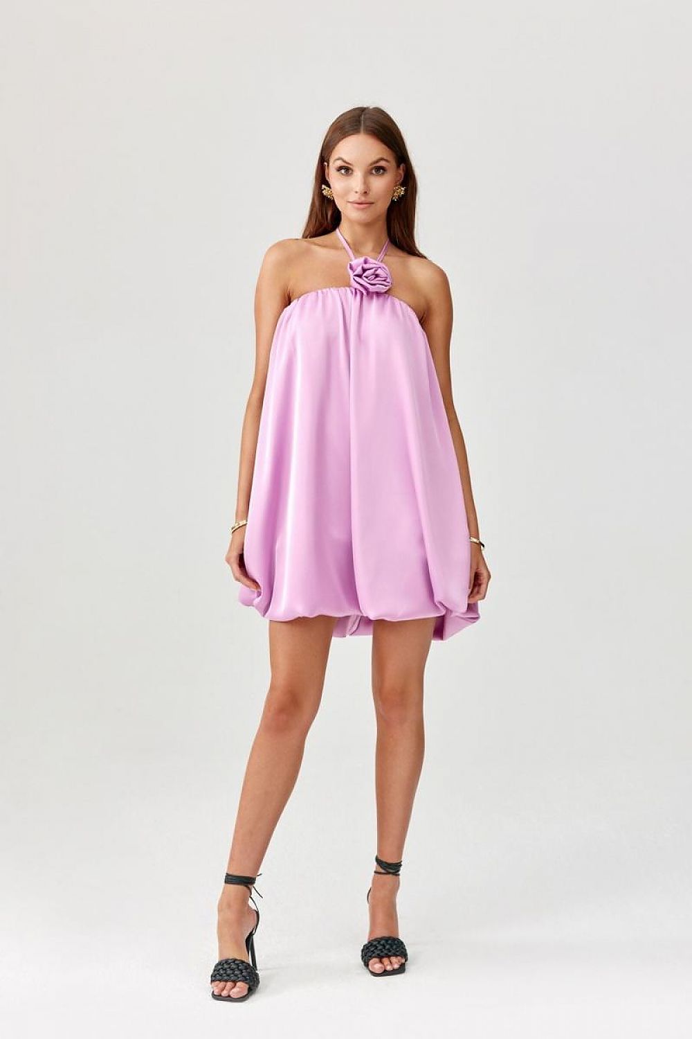 Roco Fashion Siena Satin Bombshell Cocktail Dress