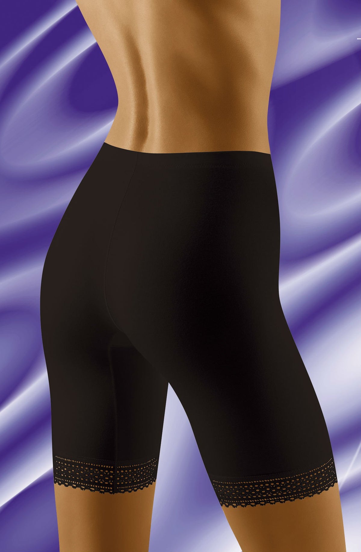 Wolbar Rona Elasticated Shaping Shorts Black