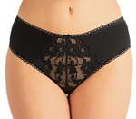 Roza Kamelia Lace Brief Black