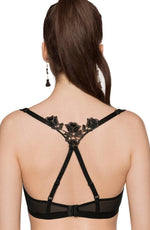 Roza Lisbet Sheer Black Soft Cup Bra