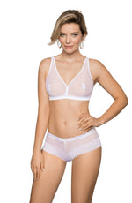 Roza Lisbet Sheer White Soft Cup Bra
