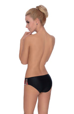 Roza Natali Black Floral Embroidered Briefs