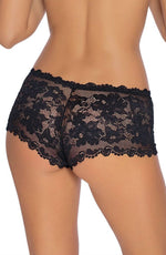 Roza Olympia Lace Briefs Black