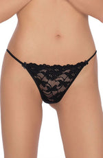 Roza Sarina Lace Briefs Black