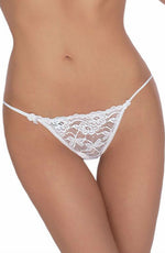 Roza Sarina Lace Briefs White