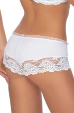 Roza Sisi Shorts Style Briefs White