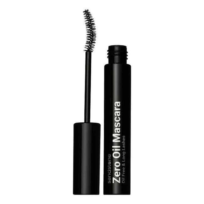 Sandstone Scandinavia Zero Oil Hypoallergenic Black Mascara for Sensitive Eyes Black 10g