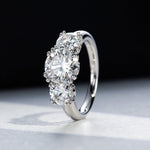 Sasha 5 Carat D Colour Moissanite Ring