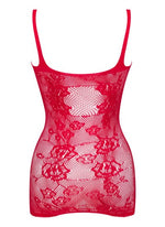Beauty Night Anya Red Fishnet Erotic Dress