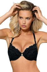 Roza Sefia Push Up Black Bra