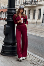 LaBalancia Two Piece Loungewear Set red