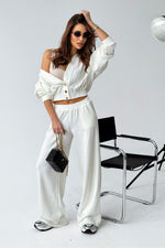 LaBalancia Two Piece Loungewear Set beige 2